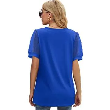 Elegant Aokosor Royal Blue Blouse for Stylish Women