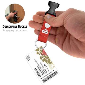 Cruise On Cruise Lanyard for Ship Cards - 2 Pack with ID Holder, Key Card Lanyard for Cruise Ship Cards Retractable Badge & Waterproof Cruise Card Holder - Cruise Essentials 2024 & 2025 (Red)