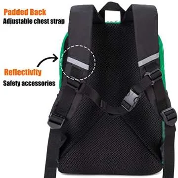 HawLander Lightweight Kids Backpack for Boys, 15 inch