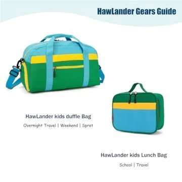 HawLander Lightweight Kids Backpack for Boys, 15 inch