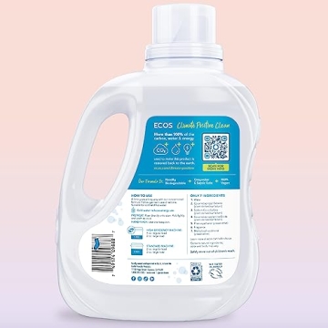 ECOS Laundry Detergent Liquid - 200 Loads, Eco-Friendly Cleaning