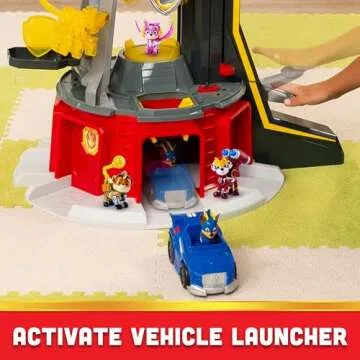 Paw Patrol, Mighty Lookout Tower with 4 Exclusive Bonus Action Figures, Toy Car, Lights and Sounds (Amazon Exclusive), Kids Toys for Ages 3 and up