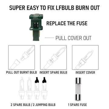 Warm White Christmas Lights, 2 Pack Total 40FT 200 Count Incandescent Christmas Mini Tree String Lights, Waterproof Christmas Decorations for Outdoor Indoor Xmas Patio Home Party Garden Yard Decor