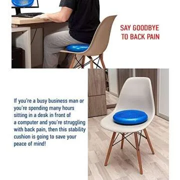 Inflated Balance Disk for Exercise and Therapy