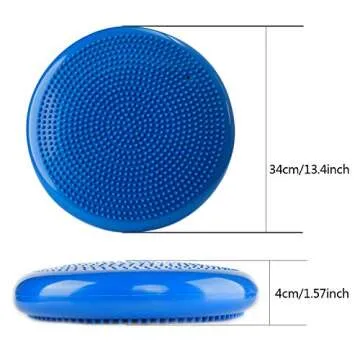 Inflated Balance Disk for Exercise and Therapy