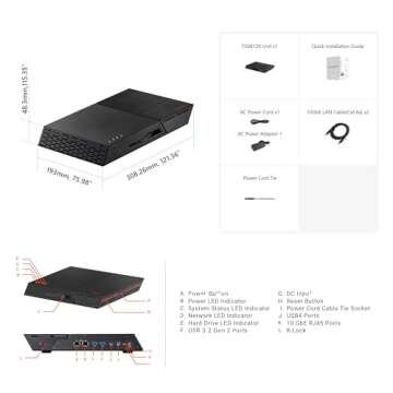 Asustor FLASHSTOR 12 Pro Gen2 FS6812X - Powerful 12 Bay M.2 SSD NAS for Content Creators