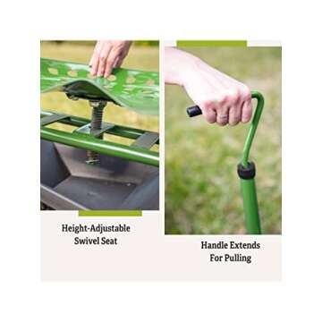 Deluxe Tractor Scoot - Your Ultimate Gardening Companion
