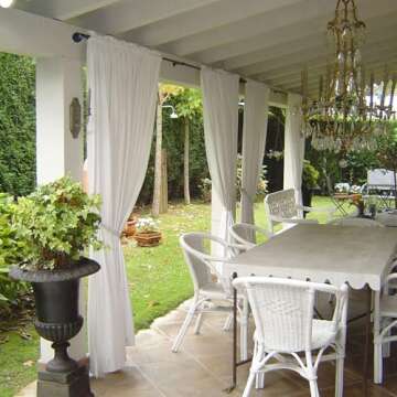 1 Inch Heavy Duty Blackout Curtain Rods for Windows, Industrial Pipe Wrap Around Room Divider Decora...