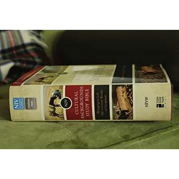 NIV, Cultural Backgrounds Study Bible (Context Changes Everything), Hardcover, Red Letter: Bringing to Life the Ancient World of Scripture