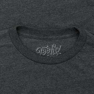 Tee Luv Men's Franken Berry Monster Cereal T-Shirt, Dark Charcoal Heather, L