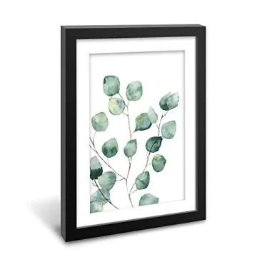 Buy wall26 Framed Watercolor Tropical Plant Leaf Art 23x31