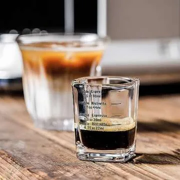 BCnmviku Espresso Shot Glasses - Perfect For Baristas