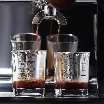 BCnmviku Espresso Shot Glasses - Perfect For Baristas