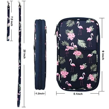 RFID Passport Wallet Waterproof Travel Organizer Men Women