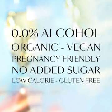 French Bloom Le Blanc Alcohol-Free Sparkling Wine, 750ml - Certified Organic, Vegan, Halal, Low Calorie, Pregnancy Friendly, Sulfite Free - Made with Fine Organic Wine, No Preservatives or Added Sugar