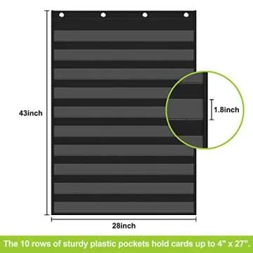 EAMAY Standard Pocket Charts for Effective Teaching