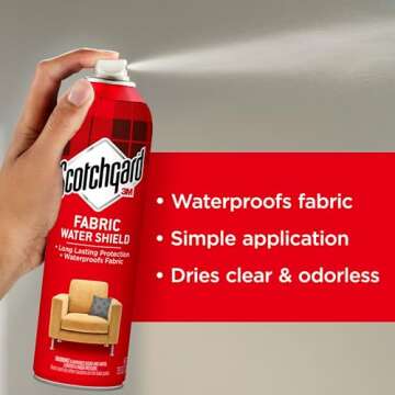 Scotchgard Fabric & Upholstery Protector, 6 Cans/10-Ounce (60 Ounces Total)