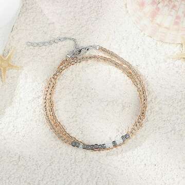 Morse Code Bracelets for Women Girlfriend Funny Valentine's Birthday Chritmas Gifts for Wife Mom Daughter Sister Best Friend Adjustable Bead Wrap Handmade Bangle Hidden Message Jewelry I Love You