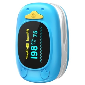 Children Fingertip Pulse Oximeter for Kids - Accurate, Portable & User-Friendly