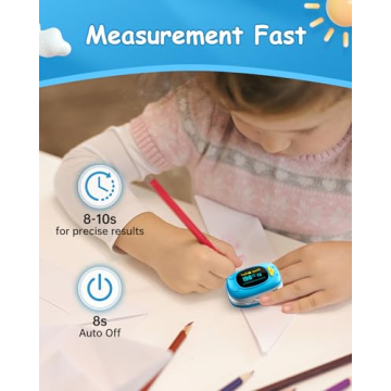 Children Fingertip Pulse Oximeter for Kids with OLED Display