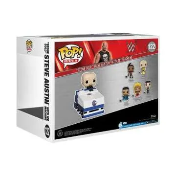 Funko POP! Ride Super Deluxe: Stone Cold Steve Austin Austin Zamboni - WWE - Collectable Vinyl Figure - Gift Idea - Official Merchandise - for Kids & Adults - Sports Fans - Model Figure for Collectors
