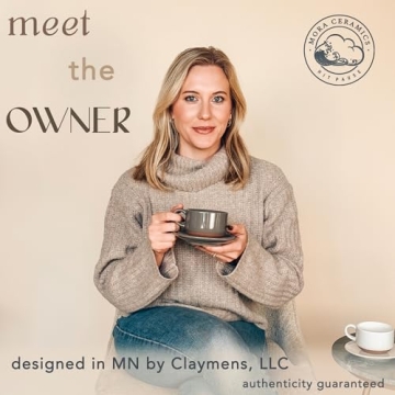 Mora 8oz Cappuccino Mug Set - Microwave Safe Ceramic Cups