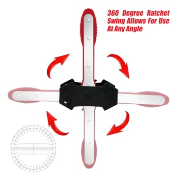 IRmm Brake Caliper Compression Tool with Hooks and Ratchets