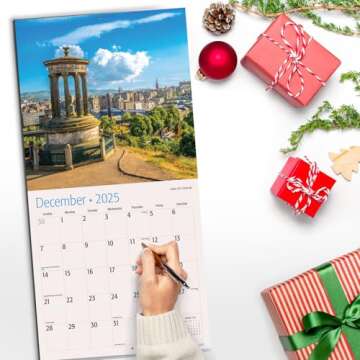 Red Ember Scotland Wall Calendar 2025 | Beautiful & Giftable
