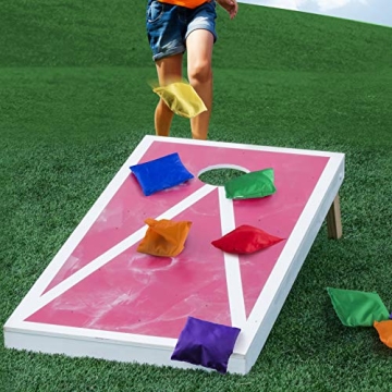 Vibrant PREXTEX Nylon Bean Bags Set of 12 - Fun for All