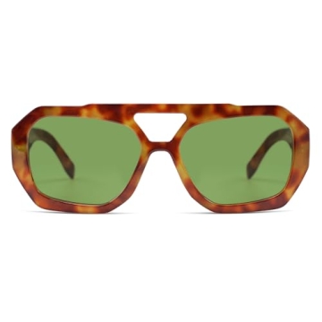 SOJOS Trendy Aviator Sunglasses Polarized UV400 Protection