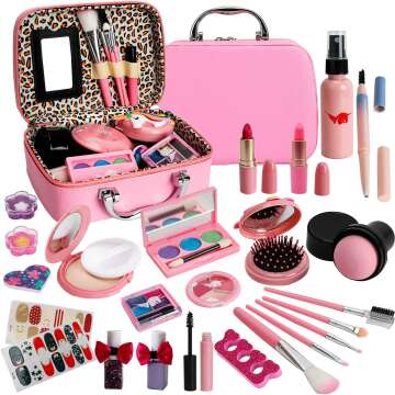 Washable Makeup Kit for Kids - Safe Play Toys