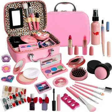 Washable Makeup Kit for Kids - Safe Play Toys