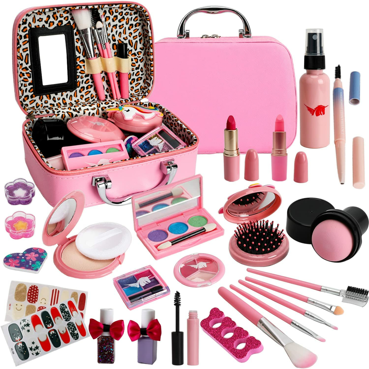 Washable Makeup Kit for Kids - Safe Play Toys