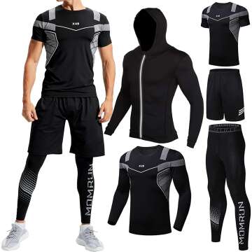 BOOMCOOL Mens Compression Shirts