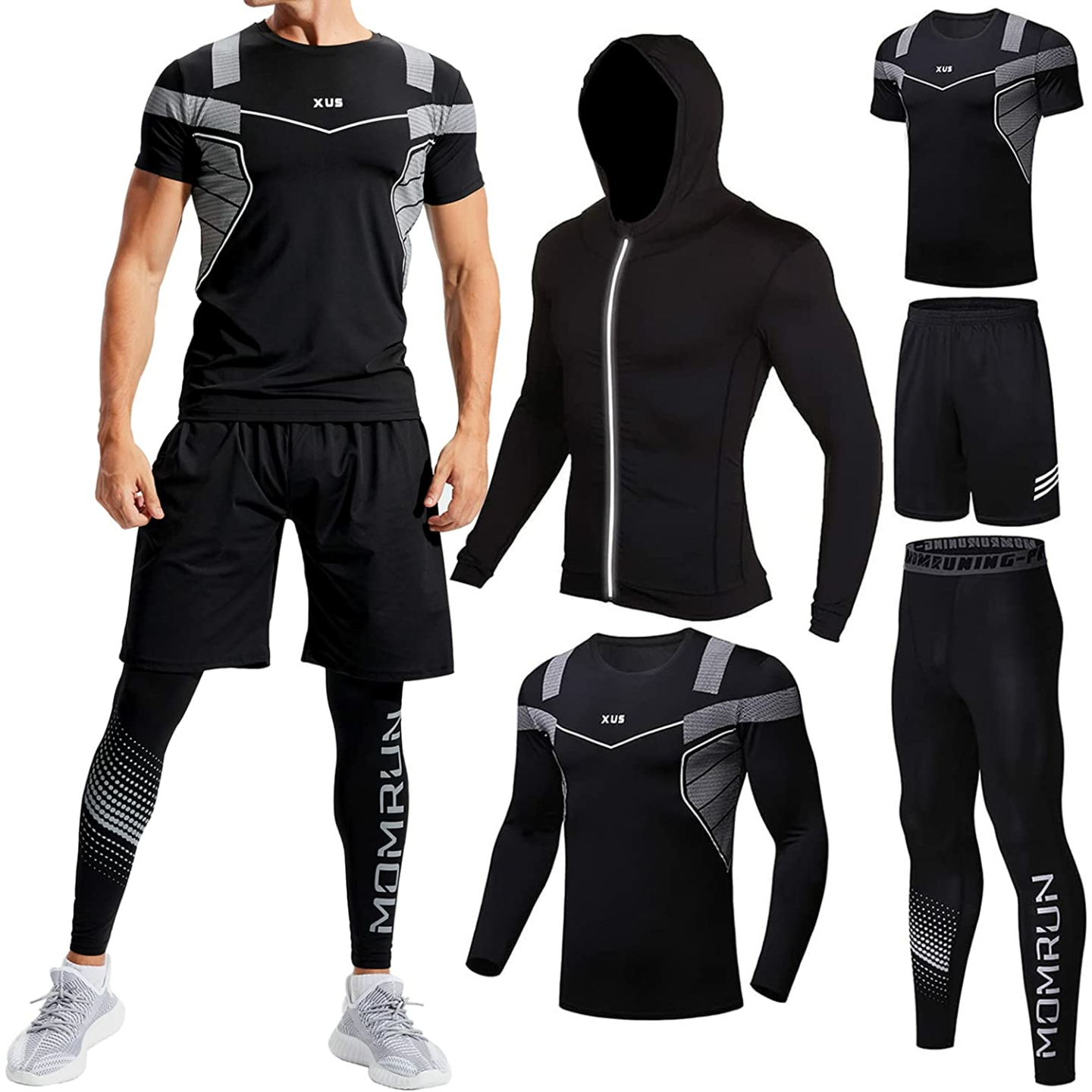 BOOMCOOL Mens Compression Shirts