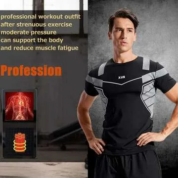 BOOMCOOL Mens Compression Shirts