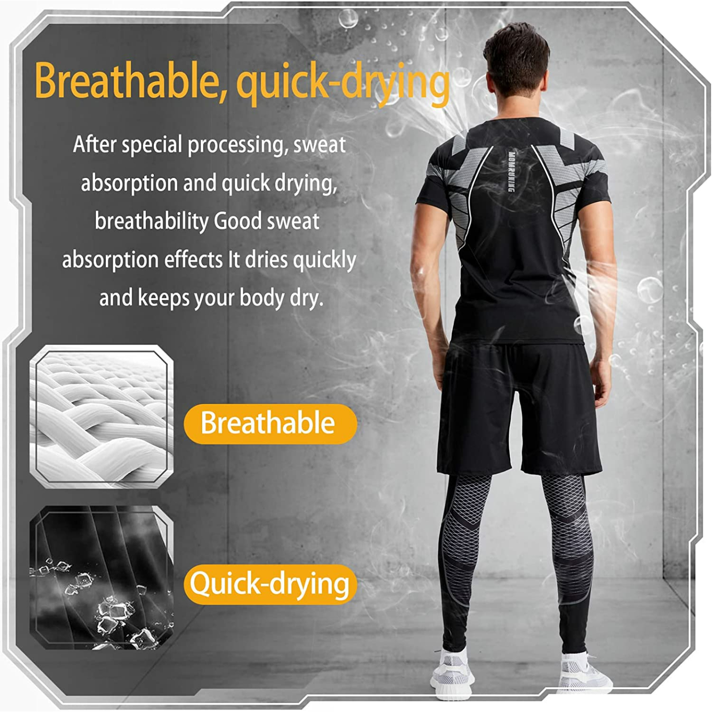 BOOMCOOL Mens Compression Shirts