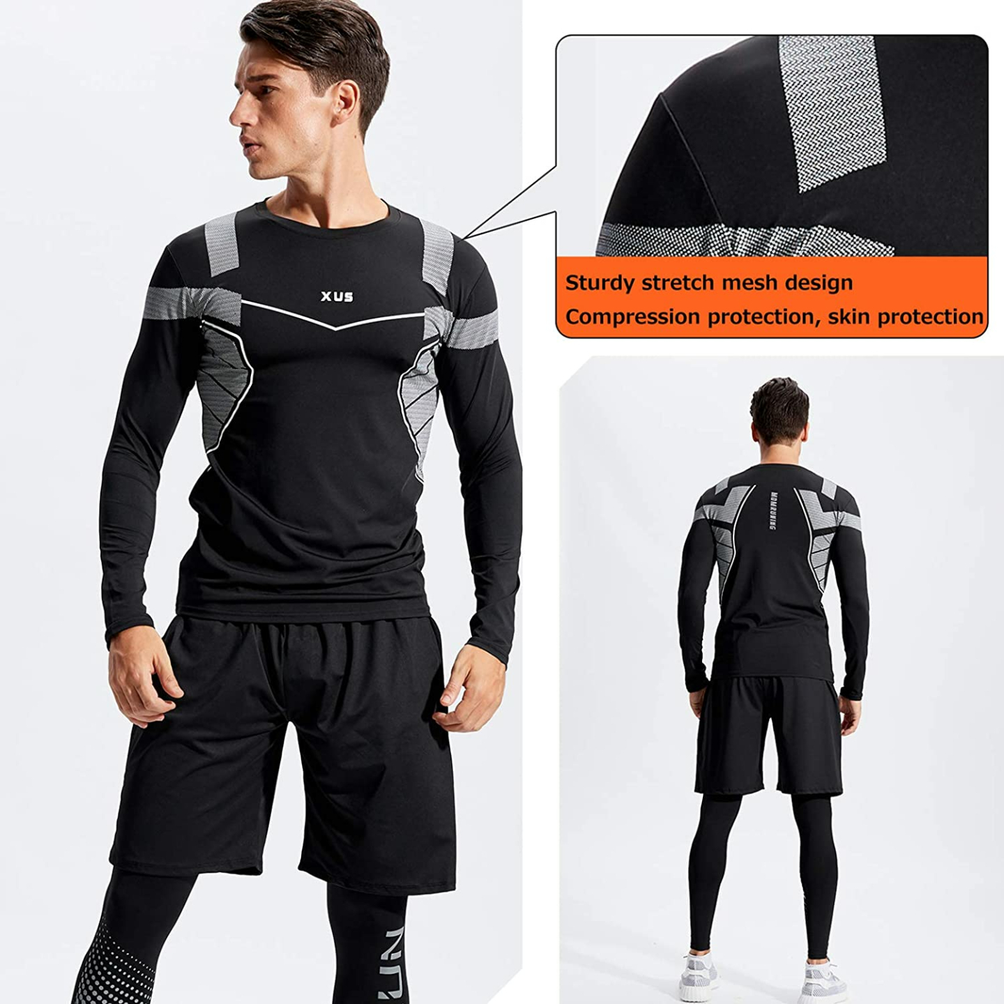 BOOMCOOL Mens Compression Shirts