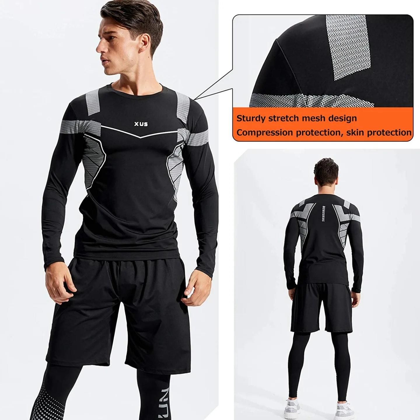 BOOMCOOL Mens Compression Shirts
