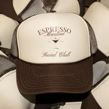 Espresso Martini Social Club Trucker Hat - Stylish Snapback