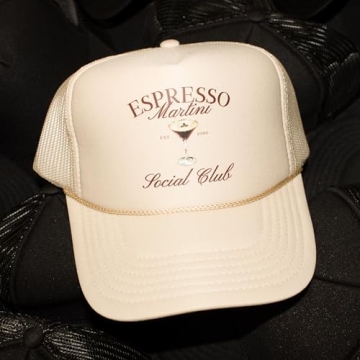 Espresso Martini Social Club Trucker Hat - Stylish Snapback