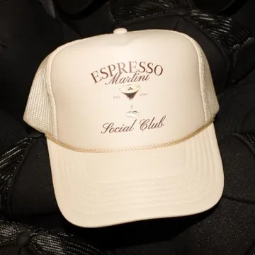 Espresso Martini Social Club Trucker Hat - Stylish Snapback