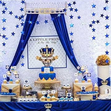 Decor365 Blue Star Garlands for Party Decor and Celebrations