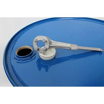 LUMAX LX-1724 Aluminum Drum Wrench (3/4" Slotted Bung/2" Bar Dung). Opens and tightens Most 2” and...
