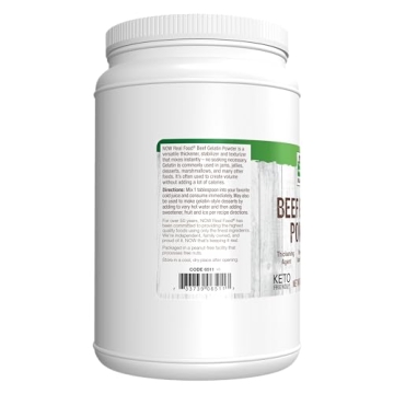 NOW Foods Gelatin Powder for Skin and Joint Health
