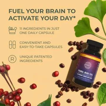 Primal Mind Fuel Brain Booster for Focus and Clarity