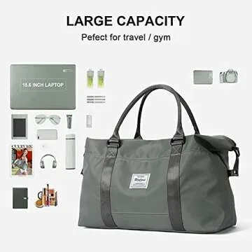 Sport Large Waterproof Duffle Bag for Travel & Gym