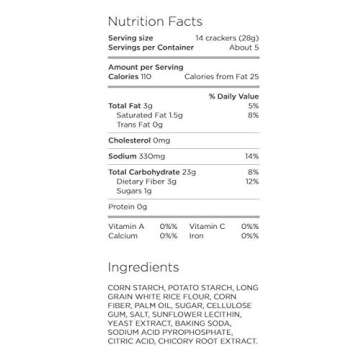 Snack Factory Original Pretzel Crisps, Gluten Free, 5 Ounces (Pack Of 12)