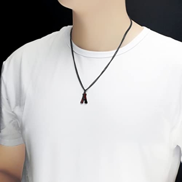 Baseball Initial A-Z Letter Necklace for Men & Boys