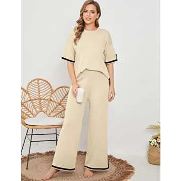 Faleave Women's Knit Sweater Sets Comfortable & Stylish